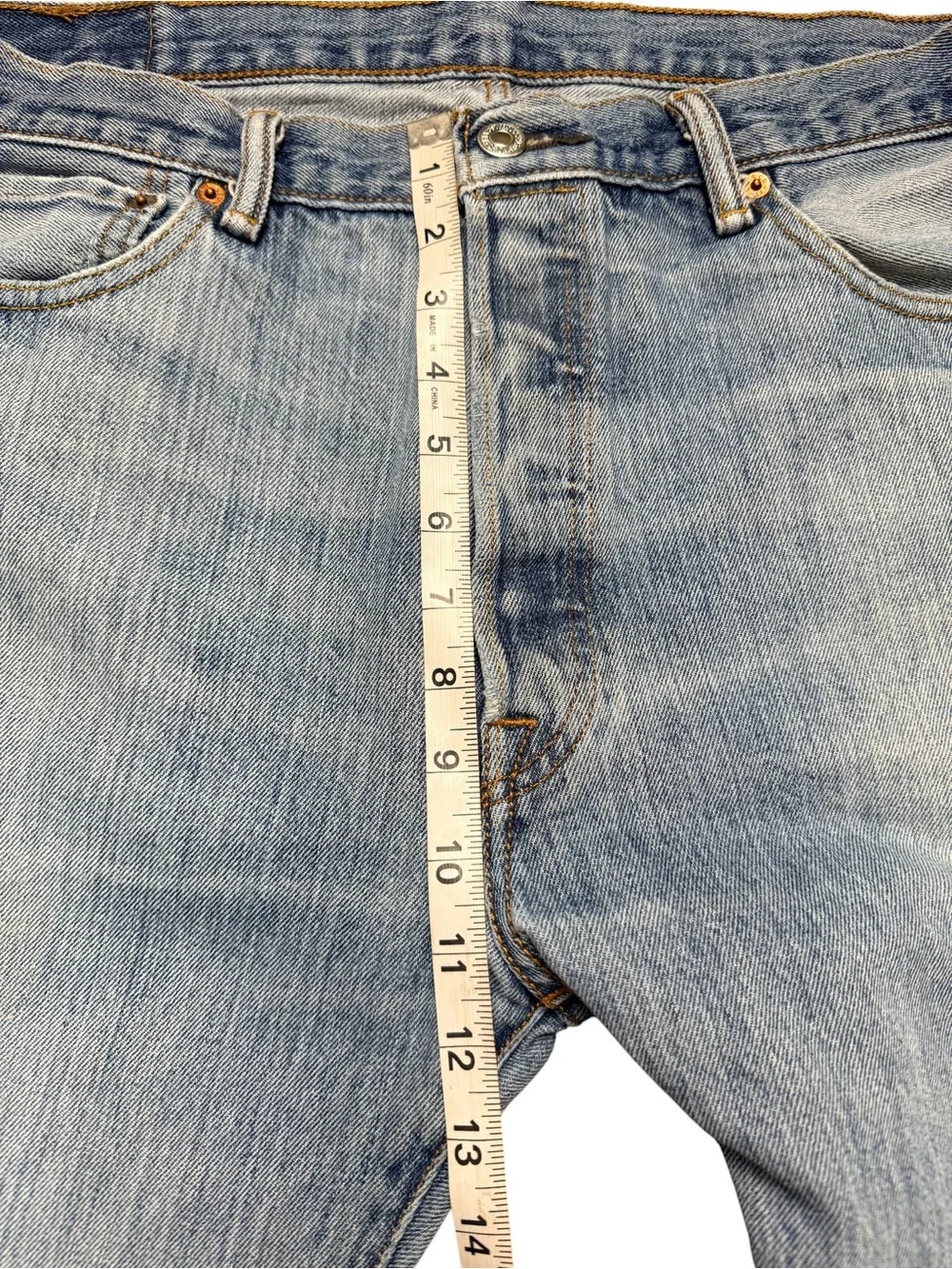 Levi’s 501 Original Fit Jeans Men’s 36x30 Light Wash Straight Leg Denim
